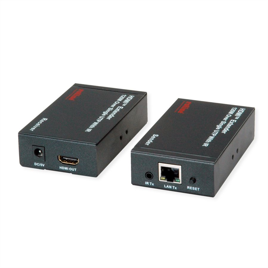 ROLINE HDMI over IP Extender, 1080P, 120 m, W/IR