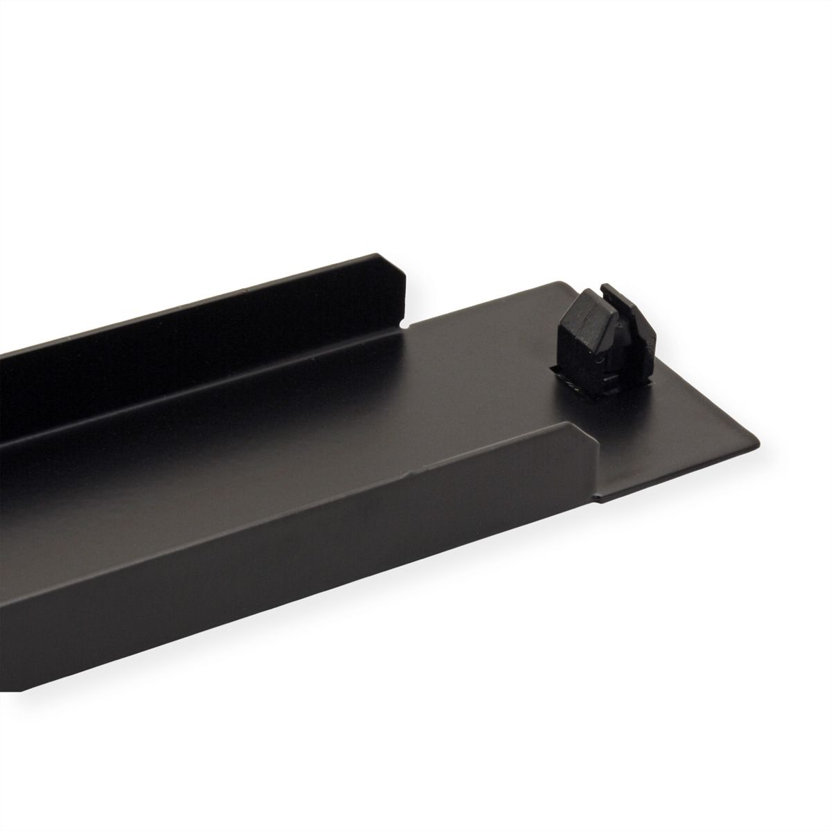 VALUE 19" Blank Panel, Snap-in, 1U, Metal, black