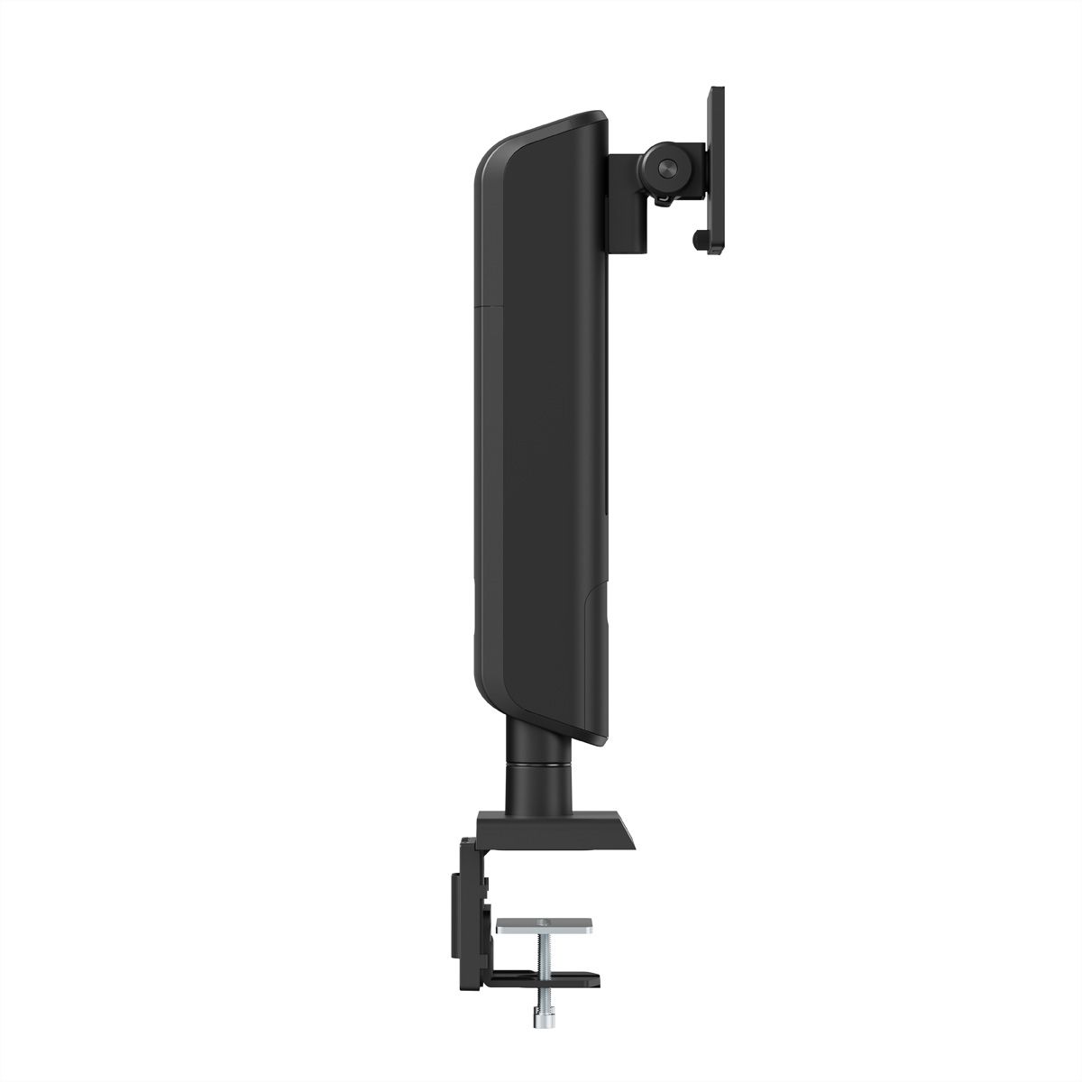 VALUE Vertical Lift Free-Standing Single-Screen Monitor Stand, < 124,46cm (49"), Heavy Duty <18 kg, black