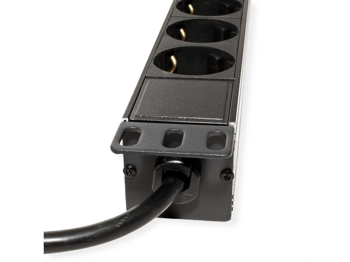 VALUE 19" PDU for Cabinets, 8x, 4000W, CEE 7/7 German Type Plug, 1.8 m
