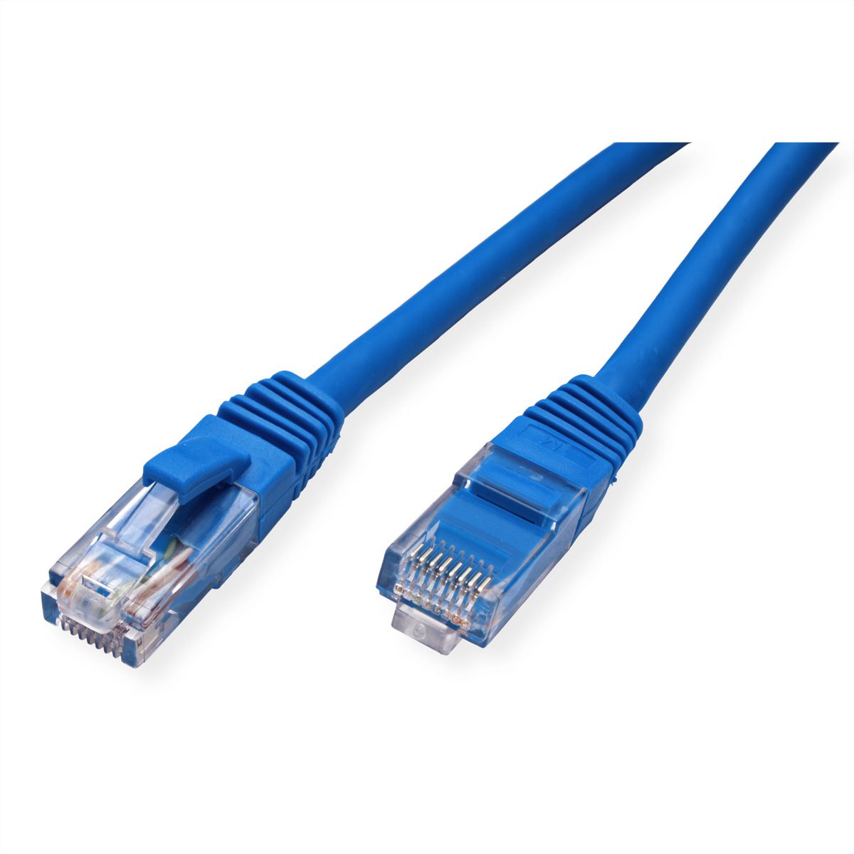 VALUE UTP Cable Cat.6 (Class E), halogen-free, blue, 0.5 m