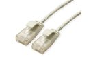ROLINE GREEN UTP Data Center Patch Cord Cat.6A (Class EA), LSOH, Slim, grey, 0.3 m