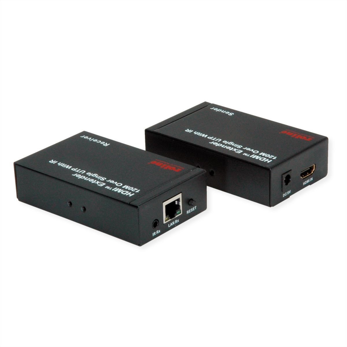 ROLINE HDMI over IP Extender, 1080P, 120 m, W/IR