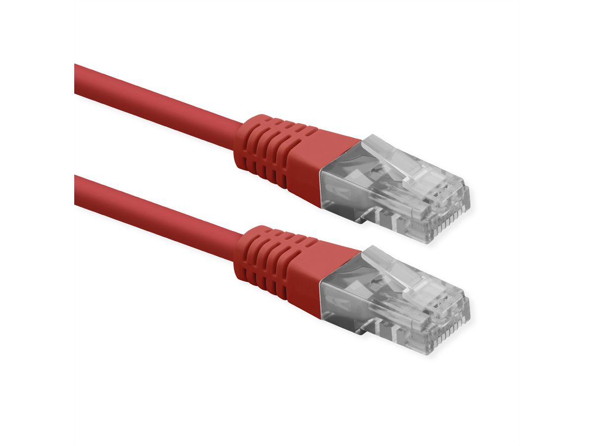 ROLINE UTP Patch Cord, Cat.6 (Class E), PoE, red, 5 m
