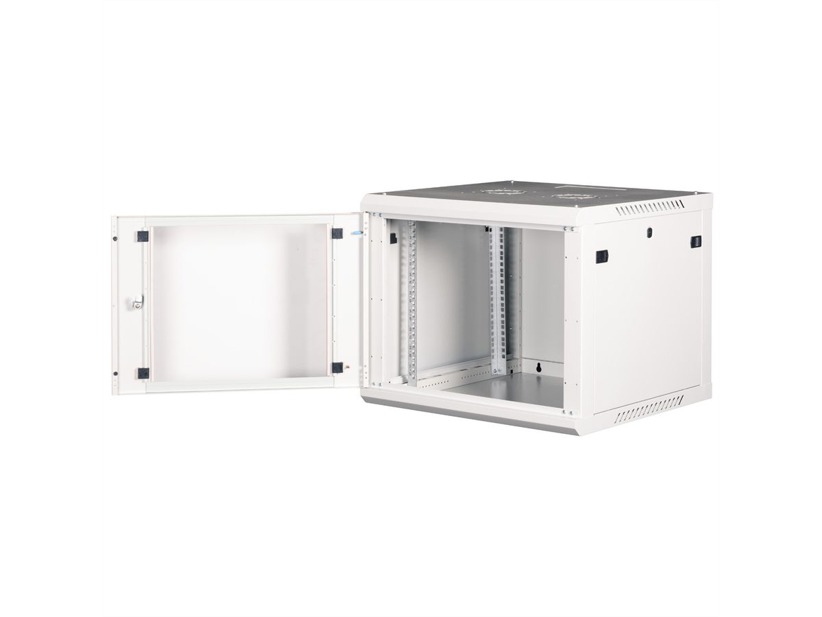 ROLINE 19" Wall Cabinet Basic Plus 9U, 600x600 BxT grey