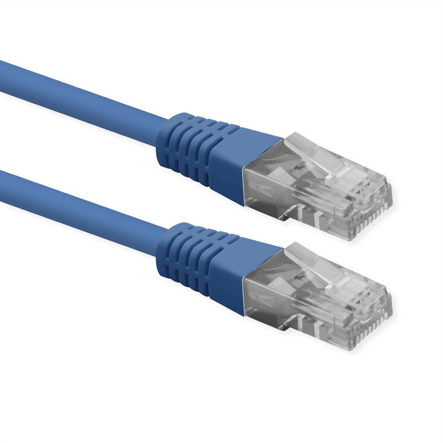 ROLINE UTP Patch Cord, Cat.6 (Class E), PoE, blue, 5 m