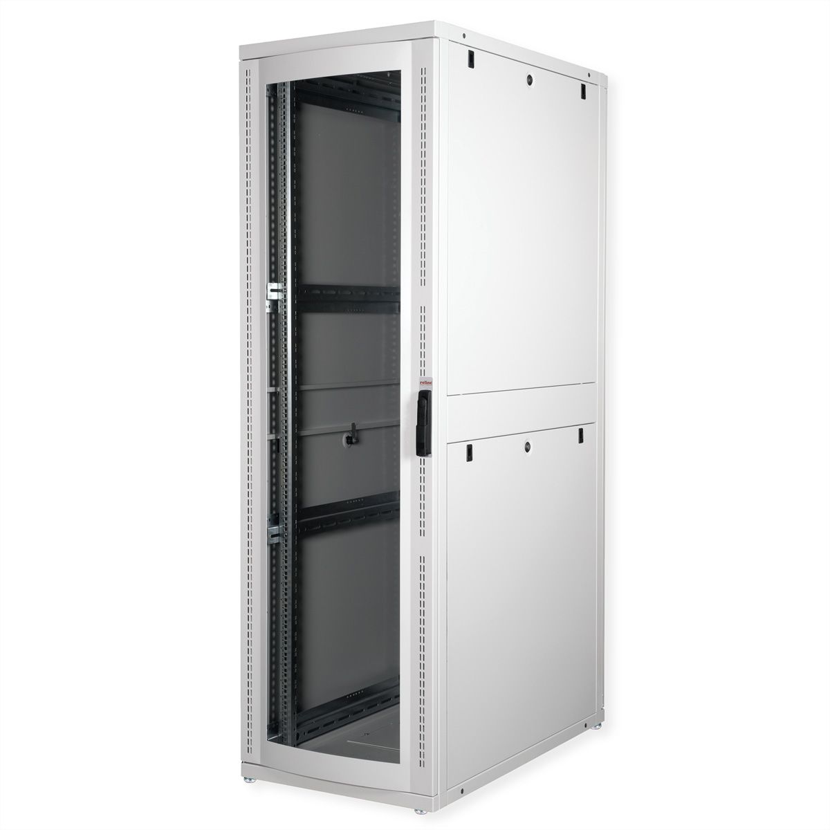 ROLINE 19-inch server rack Pro 42 U, 600x1000 WxD grey Plexiglas ...
