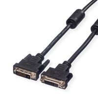 VALUE Monitor DVI Cable, DVI (24+1), Dual Link, M/F, 5 m