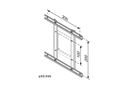 ROLINE VESA Adapter 100x100-100x200/200x200, variable, silver