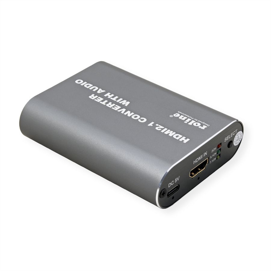 ROLINE HDMI 8K Audio Extractor, LPCM 7.1