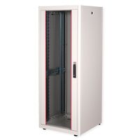ROLINE 19-inch network cabinet Basic 32 U, 600x600 WxD glass door grey