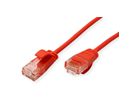 ROLINE GREEN UTP Data Center Patch Cord Cat.6A (Class EA), LSOH, Slim, red, 0.5 m