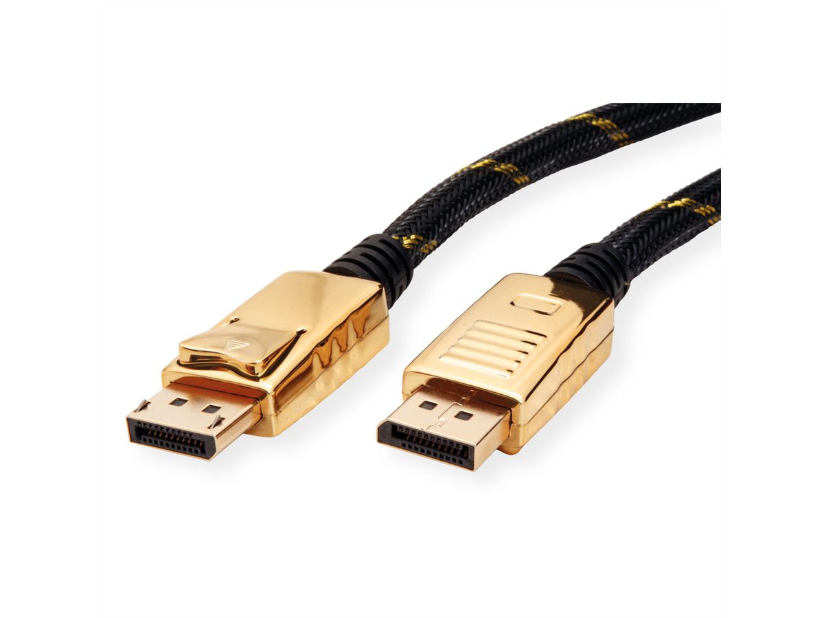 ROLINE GOLD DisplayPort Cable, DP-DP, M/M, 5 m