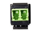 ROLINE Fiber Optic Keystone Jack, LC/LC Duplex, Multimode, OM5