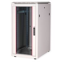 ROLINE 19-inch network cabinet Pro 22 U, 600x800 WxD glass door grey