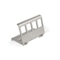 VALUE DIN Rail Adapter, empty, 4x Keystones