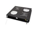 ROLINE 19-inch roof fan unit 2 fans, thermostat, black, black