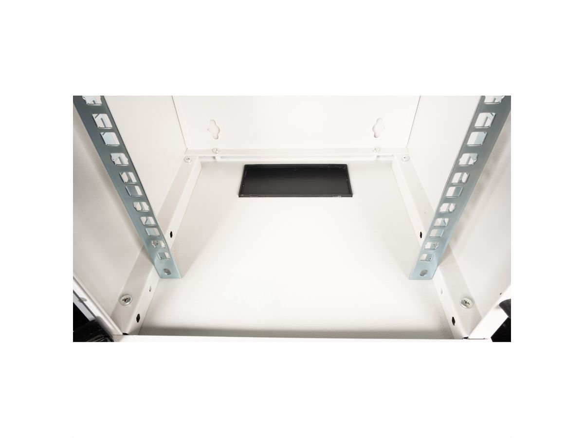 ROLINE 10-inch wall-mounted housing 6 U, 312x300 WxD grey
