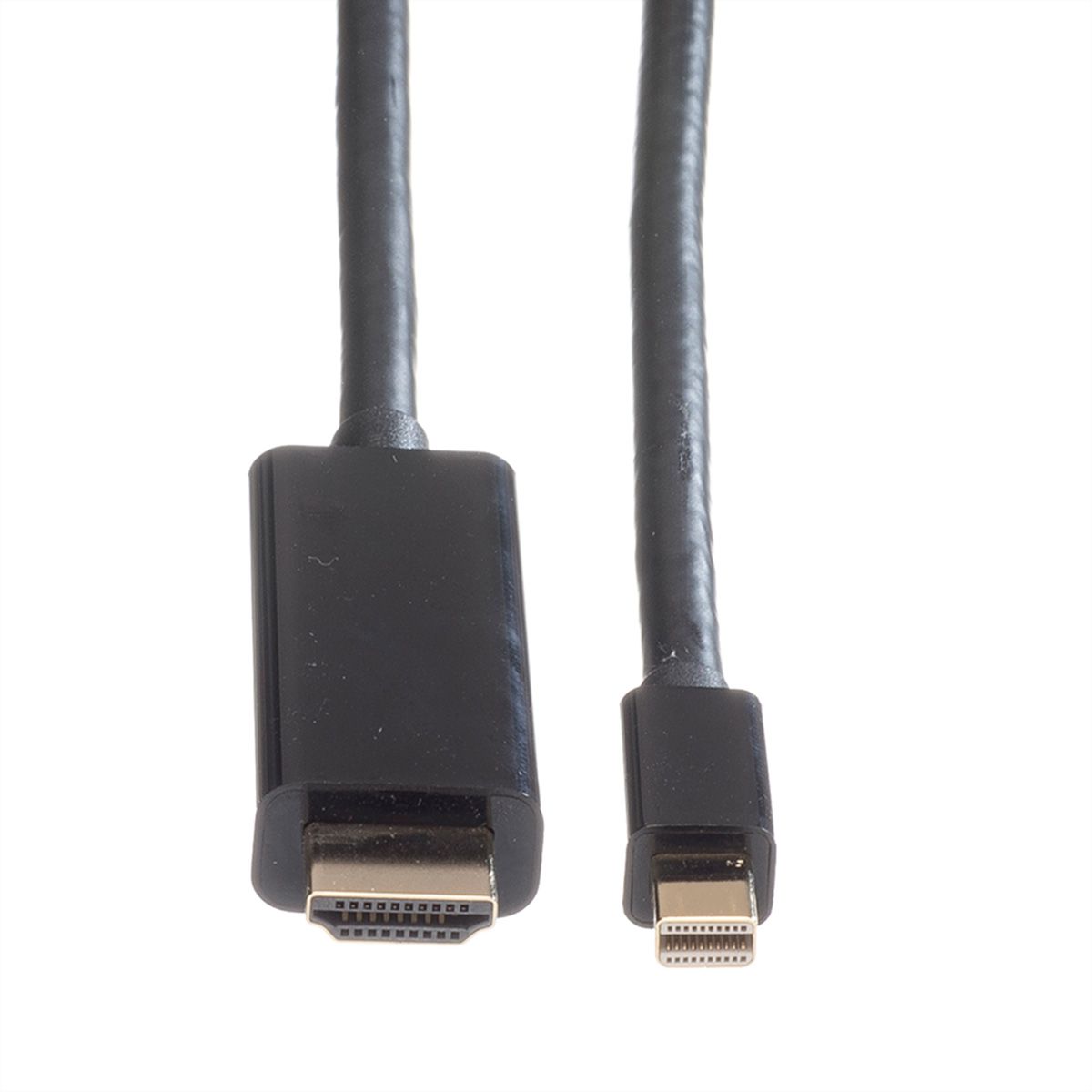 ROLINE Mini DisplayPort Cable, Mini DP-UHDTV, M/M, black, 3 m