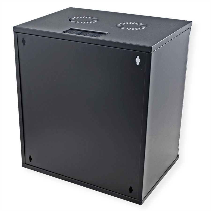 ROLINE 19-inch wall-mounted housing Basic 12 U, 540x400 WxD kit black