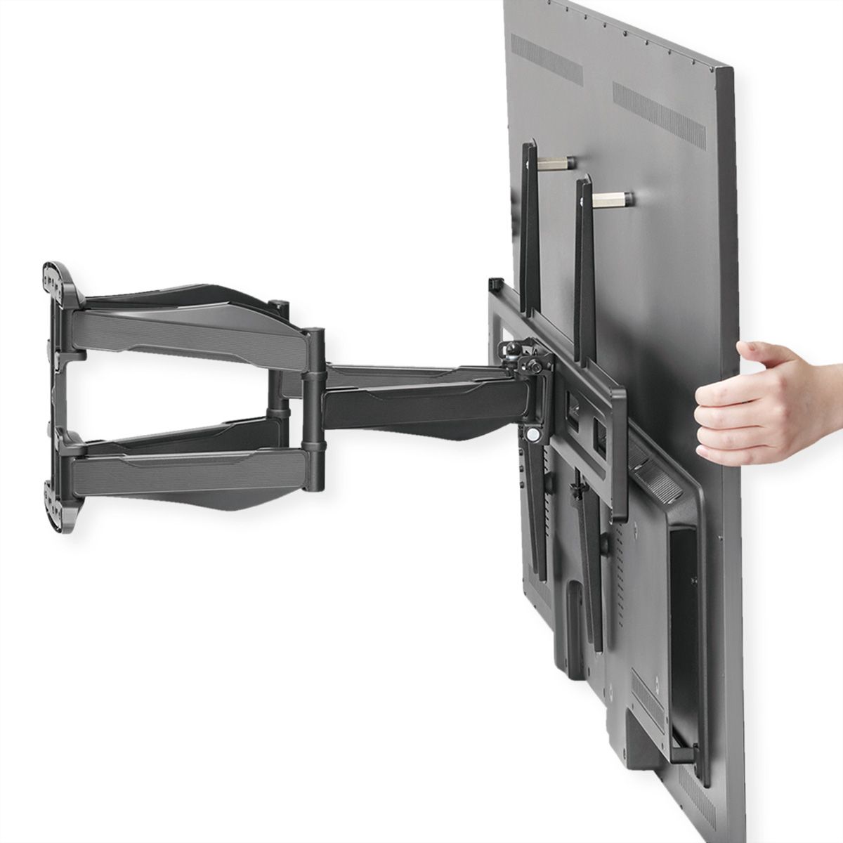 VALUE Solid Articulating Wall Mount TV Holder, 37–80 inch, max. 45 kg