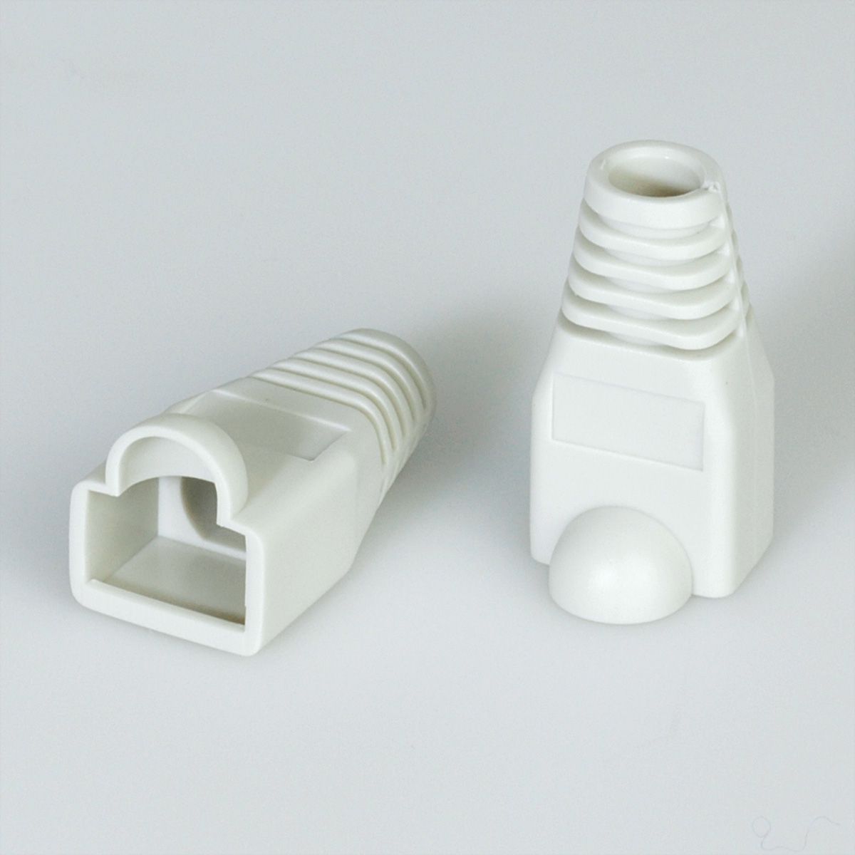 ROLINE Kink protection hood for RJ-45, grey, 10 pcs.