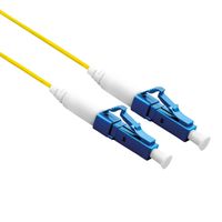ROLINE Fibre Optic Jumper Cable 9/125µm, OS2, LC/LC, UPC, simplex, LSOH, yellow, 5 m