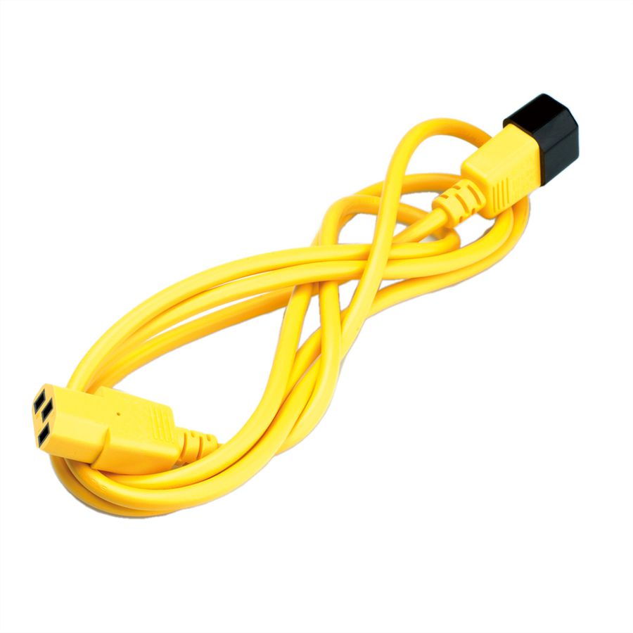 ROLINE Monitor Power Cable, IEC 320 C14 - C13, yellow, 1.8 m