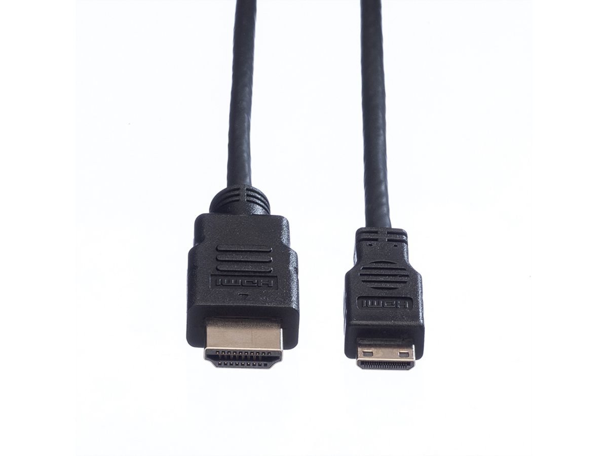 VALUE HDMI High Speed Cable + Ethernet, A - C, M/M, 2 m
