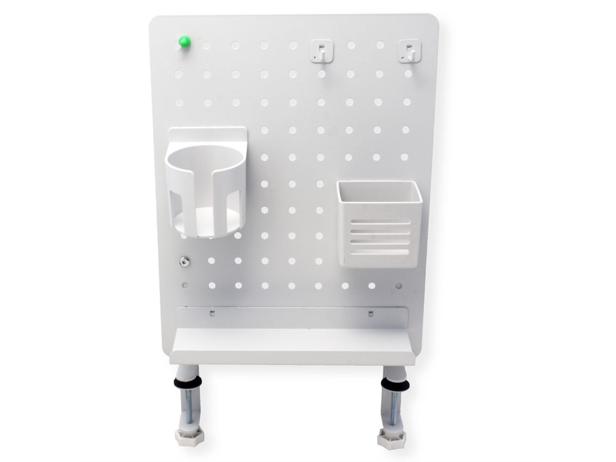 VALUE Clamp Mount Pegboard, white