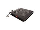 ROLINE 19" roof fan unit with 4 fans, ON/OFF black