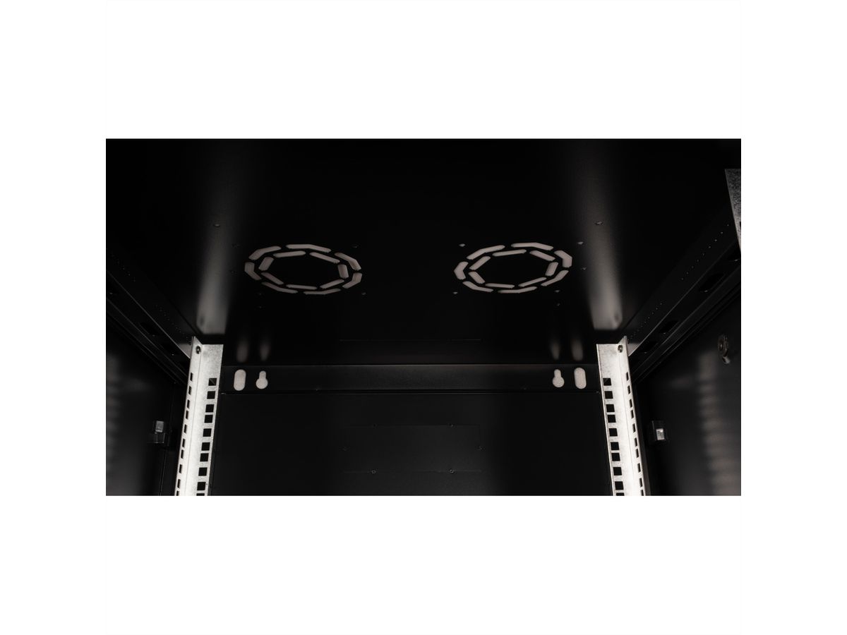VALUE 19" Wall Cabinet 12U , 600x600mm, black