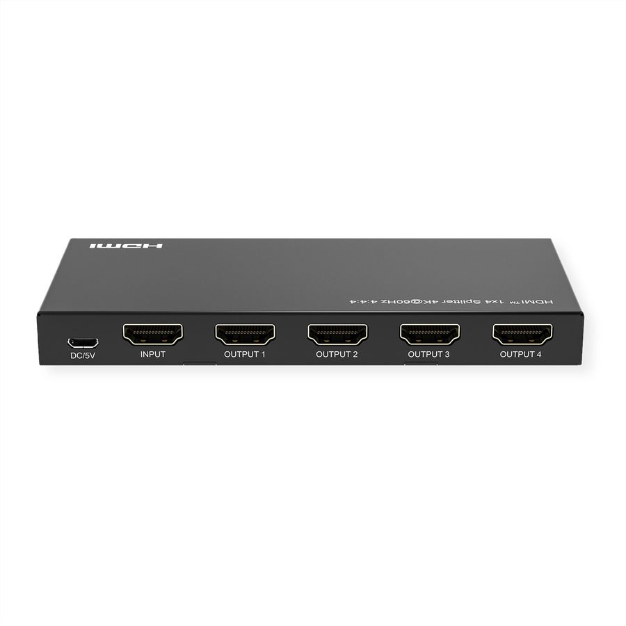 VALUE HDMI Splitter, 1x4, 4K60Hz