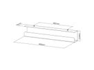 VALUE Cable Cover Organizer (Under Desk Mount), black