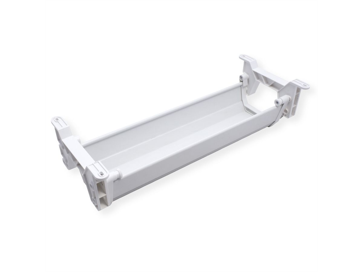 ROLINE Cable Organizer, Under Desk Mount, white, 44.9 cm