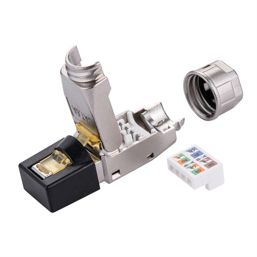 VALUE Field Plug Cat.6A/Class EA, shielded, short screw