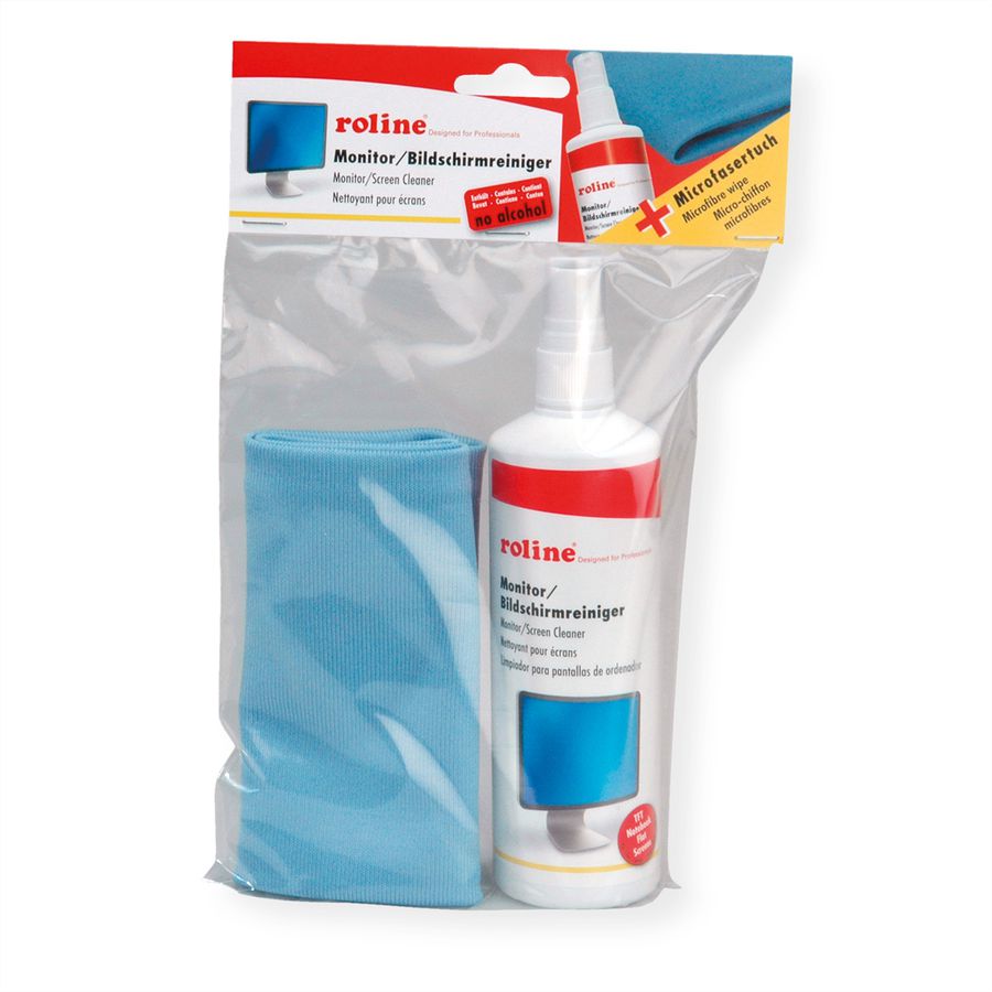 ROLINE TFT Cleaner with microfiber cloth