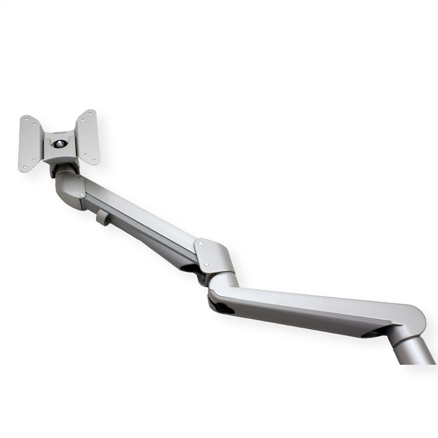 ROLINE LCD Monitor Stand Pneumatic, Desk Clamp, Pivot, 2 Joints