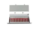ROLINE Cat.6A (Class EA) 10-inch Patch Panel, 12 Ports, STP, grey