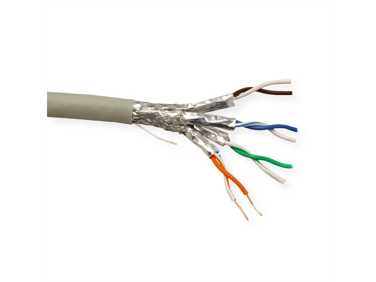 Wirewin câble réseau Cat 6A, S/FTP, 20 m, Gris