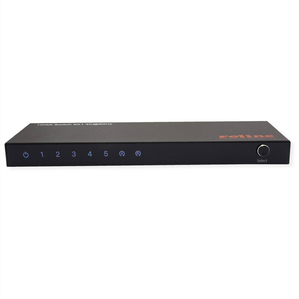ROLINE HDMI Switch, 5x1, 4K60Hz, with Remote Control