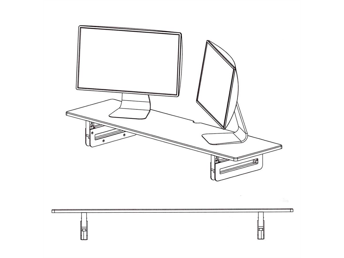VALUE Height-adjustable Monitor/Laptop Stand, extra-large