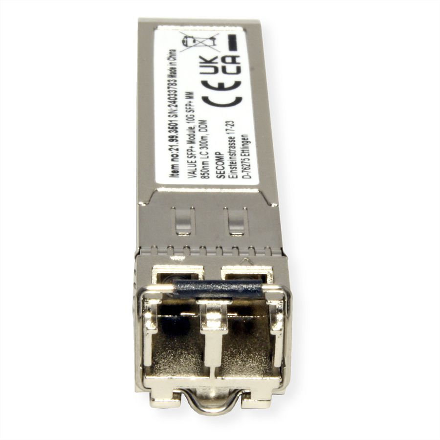 VALUE SFP+ Modul (Mini-GBIC) SR/LC, 10G, Multimode, 850nm, max. 300m