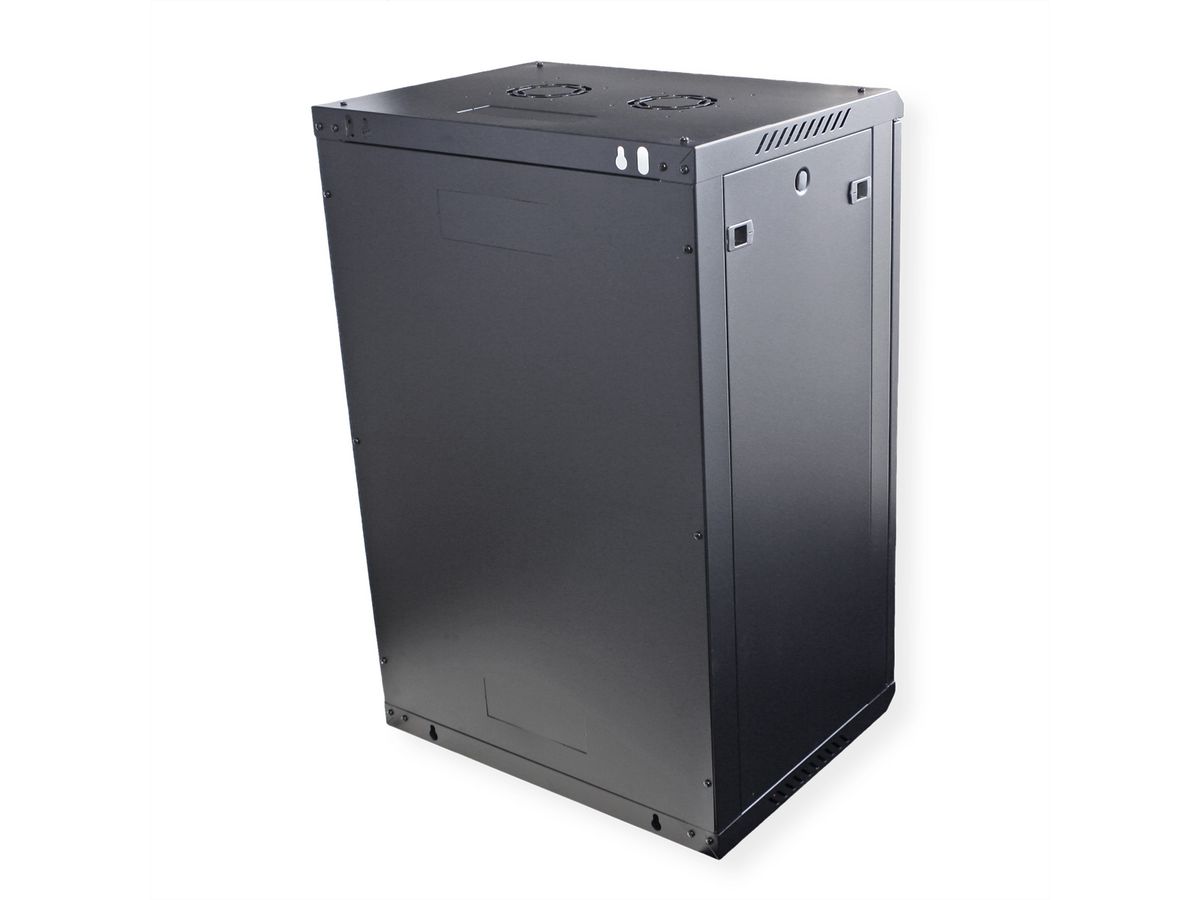 ROLINE 19" Wall Cabinet Basic Plus 18U, 600x450 BxT black