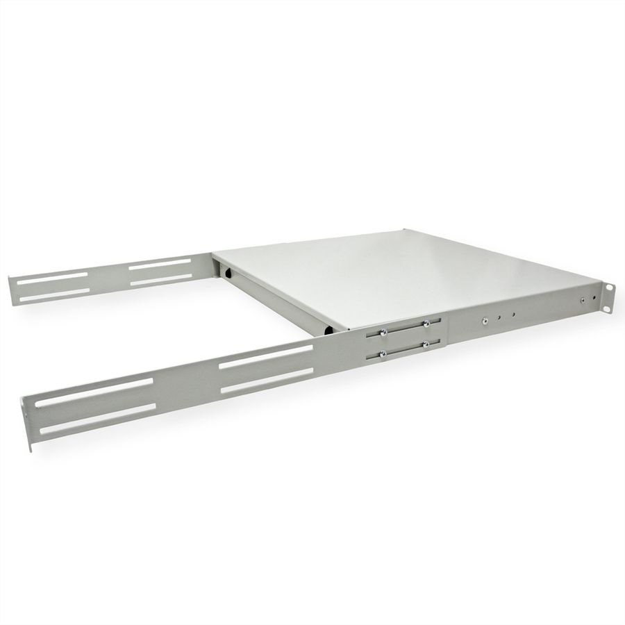 ROLINE 19-inch keyboard insert 1 U, 400 T lockable grey