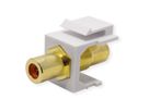 VALUE RCA Keystone Coupler, Plastic, red
