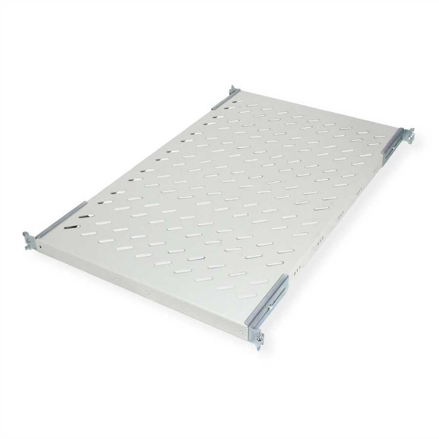 ROLINE 19-inch shelf 1 U, 770 T 50 kg grey