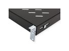 ROLINE 19-inch shelf 1 U, 500 T 50 kg black