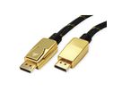 ROLINE GOLD DisplayPort Cable, v1.4, DP-DP, M/M, 2 m