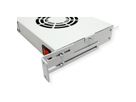 ROLINE 19-inch fan unit 2 fans, Thermostat grey